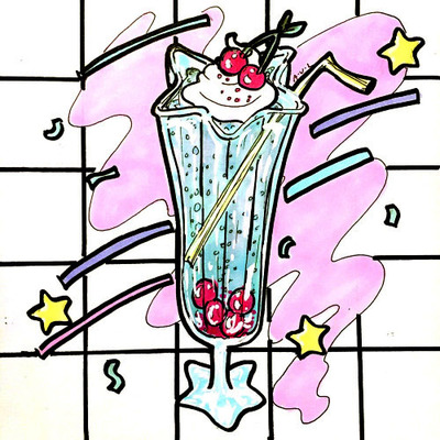 Soda float series stickers