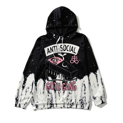 Goth gang drippy hoodie - Thumbnail 2