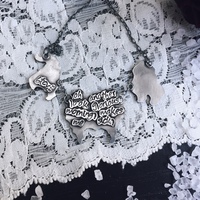 The Sanderson Sisters Necklace -- Sterling Silver, Hocus Pocus, Halloween, Hocus Pocus Necklace, Halloween Necklace, Witch, Witches, Halloween Jewelry - Thumbnail 3