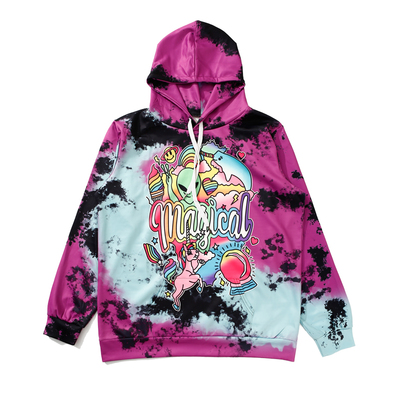 MAGICAL ALIEN TIE DYE HOODIE