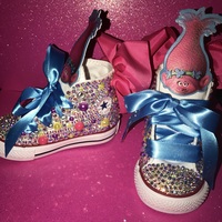 Youth/Toddler Bling Minnie Mouse Character Shoes - Thumbnail 1