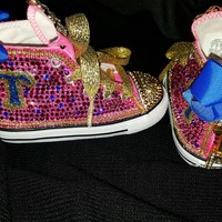Youth/Toddler Bling Minnie Mouse Character Shoes - Thumbnail 2