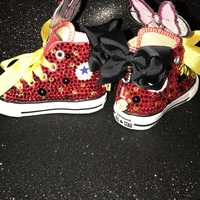 Youth/Toddler Bling Minnie Mouse Character Shoes - Thumbnail 3