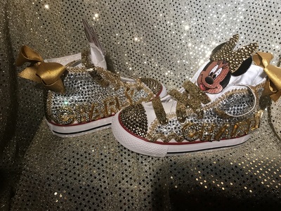Youth/Toddler Bling Character Shoes (Rhinestone Name)