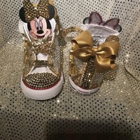 Youth/Toddler Bling Character Shoes (Rhinestone Name) - Thumbnail 2