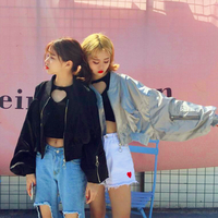 Free Shipping Oversize Cropped Pilot Jacket - Thumbnail 4