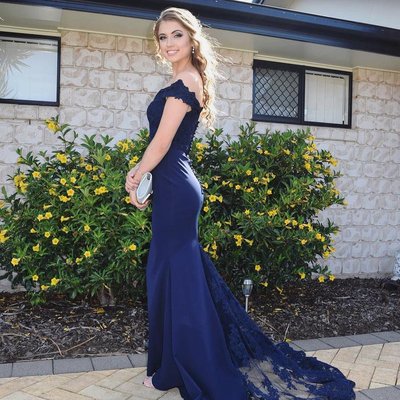 Charming prom dress,mermaid lace bridesmaid dress,long bridesmaid dresses
