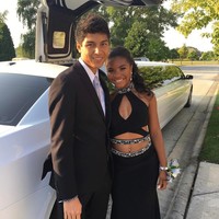 Sexy Key Hole Neck Two 2 Pieces Black Prom Dresses 2017 Beading High Neck Mermaid Evening Party Gowns Long Women Formal Dress vestidos - Thumbnail 1