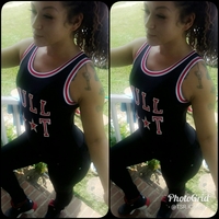 Black Sexy Knit Sport Printed OnePiece - Thumbnail 2