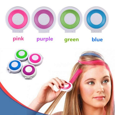 Temporary chalk hair dye