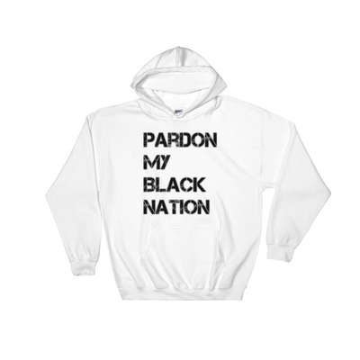 Pardon my black hooded sweatshirt