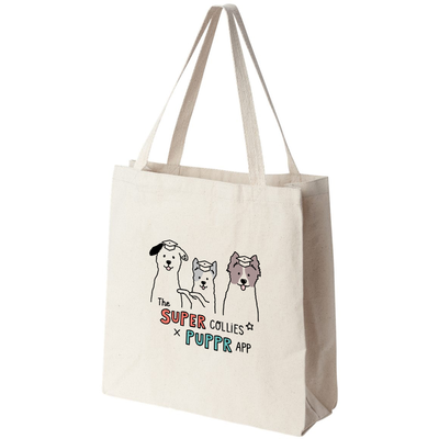 Super collies tote bag