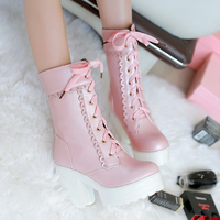 Japanese kawaii lolita heels boots  - Thumbnail 1