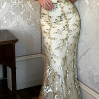 Gorgeous prom dress, open back prom dress, sexy prom dress, mermaid prom dress, formal long prom dress, evening dress, PD15316 - Thumbnail 2