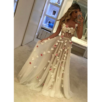 Long prom dress, tulle prom dress, sexy prom dress, unique prom dress, pretty prom dress, party dress, pd15057