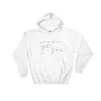 White or grey 240 hoodie - Thumbnail 1