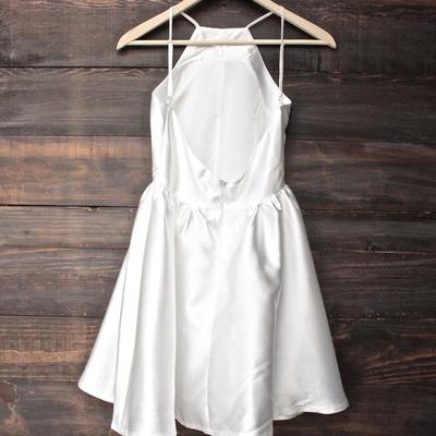 Hot Selling White Short Backless Homecoming Dresses Prom Dresses Party Dresses for Women