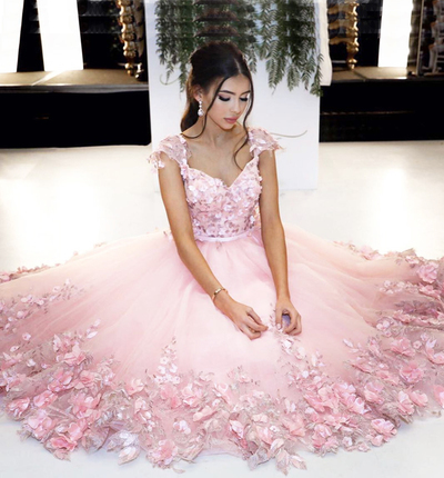 Charming Prom Dress, Sexy Prom Dress, Long Evening Dress,Tulle Formal Gown