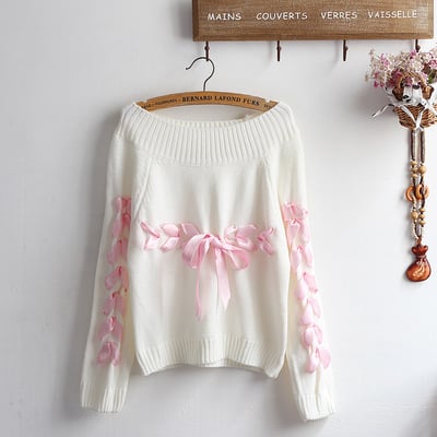 New fashion tie with a bowknot sweater