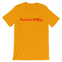 Feminist Killjoy mustard Unisex short sleeve t-shirt - Thumbnail 1