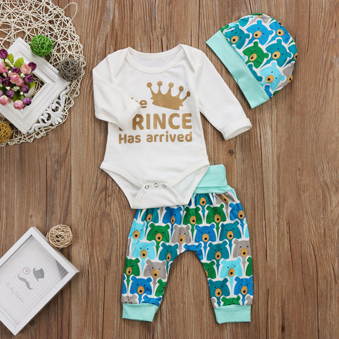 The Prince Has Arrived 3 Piece Set