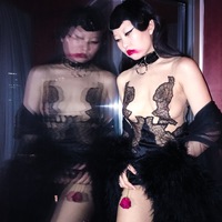 Orleena Choker ( Black + Silver ) - Thumbnail 4