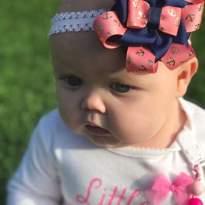 Infinity anchors- folded flower