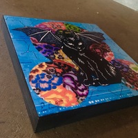 "BatCat" Print on Wood - Thumbnail 2