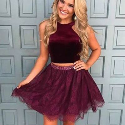 Charming prom dress, sexy prom dress, short prom gown, tulle homecoming dress