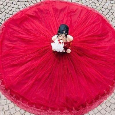 New arrival off the shoulder dark red ball gowns prom dresses with appliques - Thumbnail 1