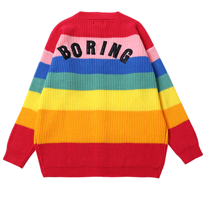 Boring rainbow cardigan
