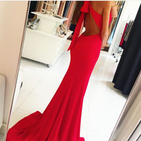 Charming Prom Dress, Sexy Mermaid Evening Dress, Split Side Long Prom Dresses - Thumbnail 1
