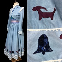 J995 OLAF'S FROZEN ADVENTURE Anna dress embroidery version - Thumbnail 2