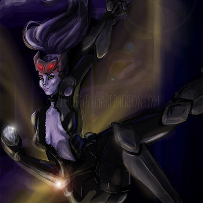 Widowmaker the catwoman print