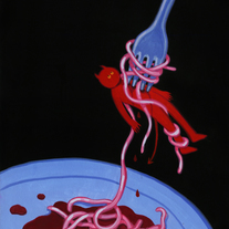 spaghetti and sauce - PRINT
