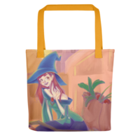 Sunset Witch Tote Bag - Thumbnail 1