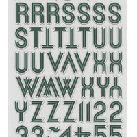 Thickers Chipboard Kringle Pine Letter Stickers 6x11" - Thumbnail 1