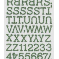 Thickers Foam Jingle Moss Letter Stickers 6x11" - Thumbnail 1