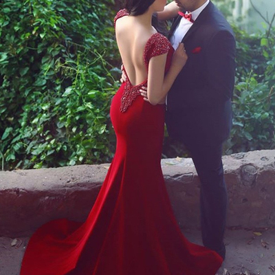 Sheath/column v-neck floor-length short prom dress/evening dress