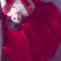 Sheath/Column V-neck Floor-length Short Prom Dress/Evening Dress - Thumbnail 1