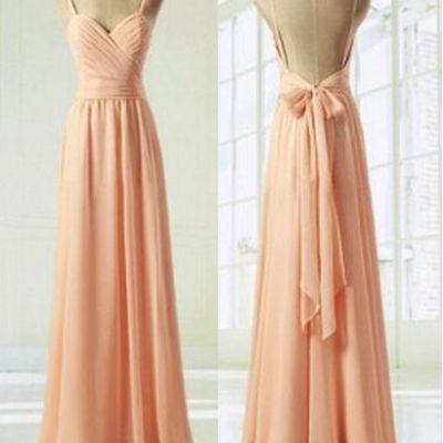 Charming prom dress,sweetheart prom dress,a-line prom dress,pink prom dress,chiffon prom dress, with straps long modest gowns dresses