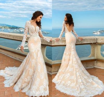 Mermaid Wedding Dress,custom Lace Wedding Dresses prom dresses