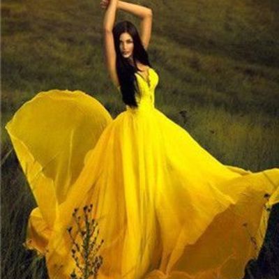 Special scoop neck long sleeve a-line wedding dresses prom dresses