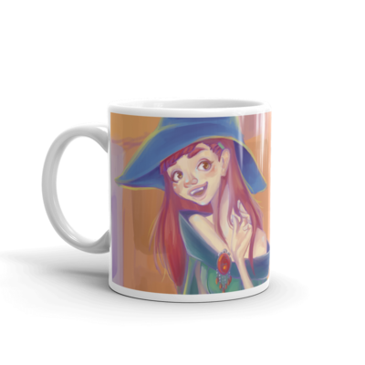 Sunset witch mug