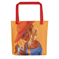 Coffee Kitty Love Tote - Thumbnail 2