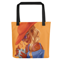 Coffee Kitty Love Tote - Thumbnail 1