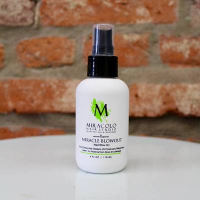 Miracolo miracle blowout rapid blow dry spray