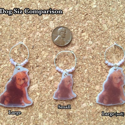 Doggy wine charms