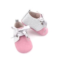 ON SALE Baby Pink and Grey Oxford Shoes.