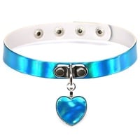 Iridescent Heart Choker - Thumbnail 2